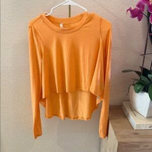 FP Movement by Free People Orange Crop Top